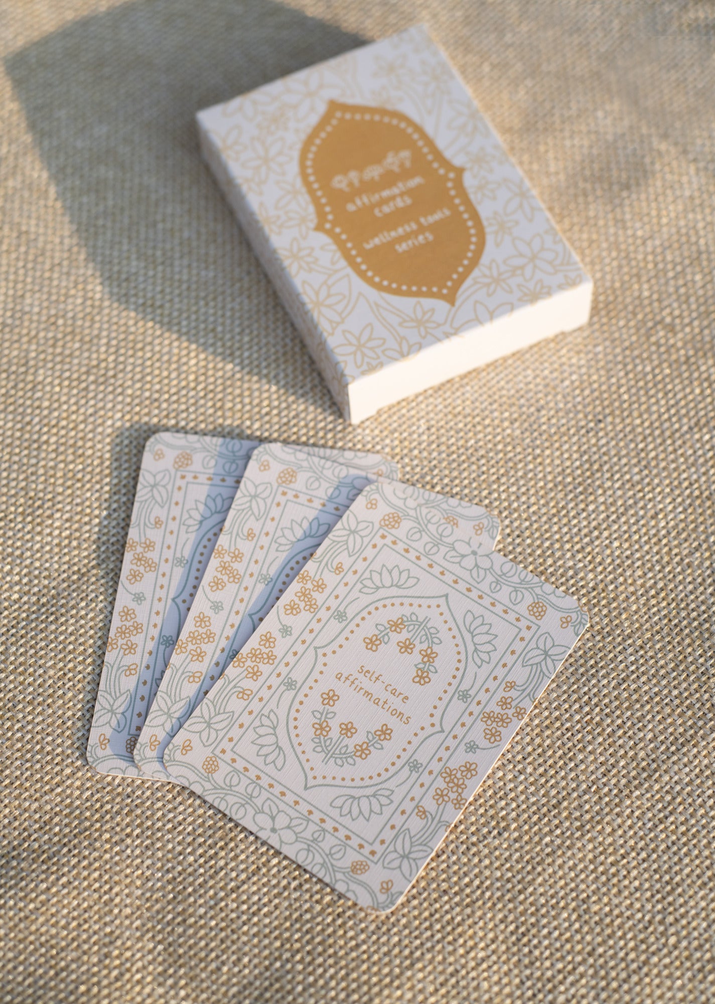 affirmation cards box