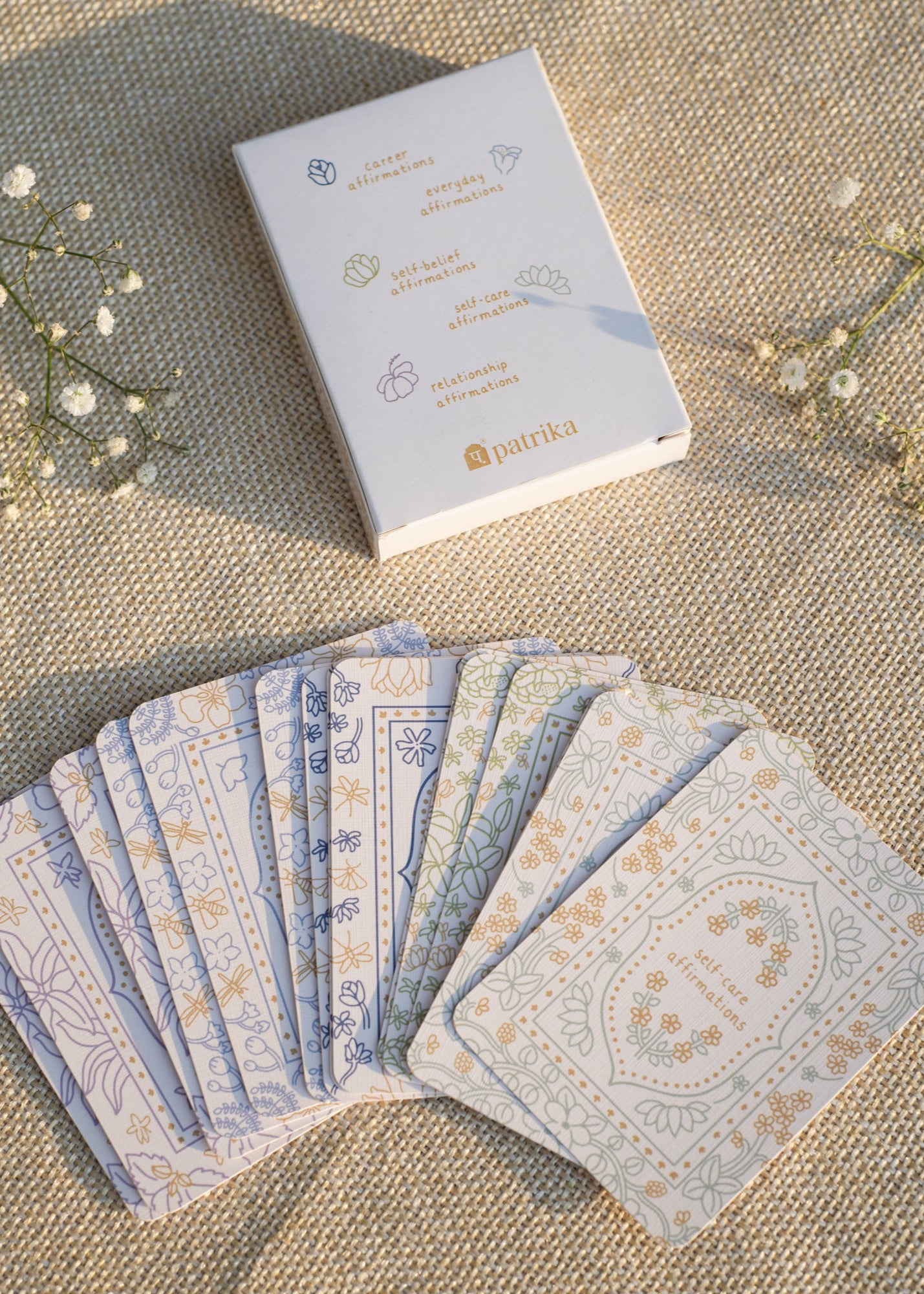 affirmation cards box