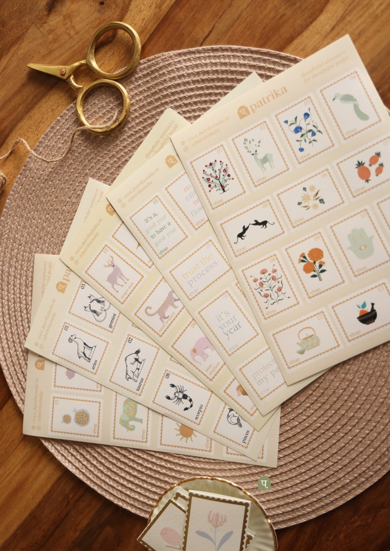 thoughtful sticker sheets set