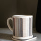 The Blue Egyptian Palm Leaves Mug
