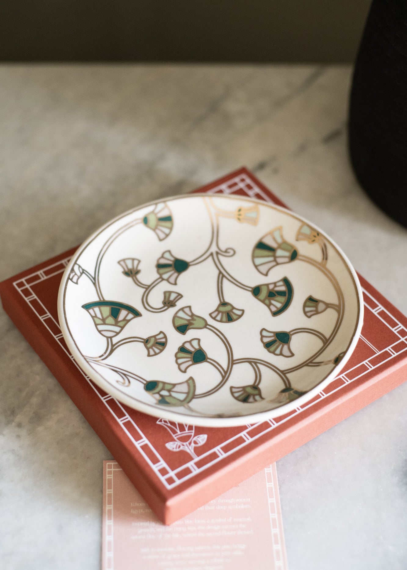 The Green Egyptian Lotus Plate