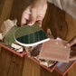 The Green Egyptian Palm Leaf Coaster