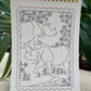 'echoes of the wild' mindful colouring book