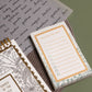 'so here's the plan' notepad