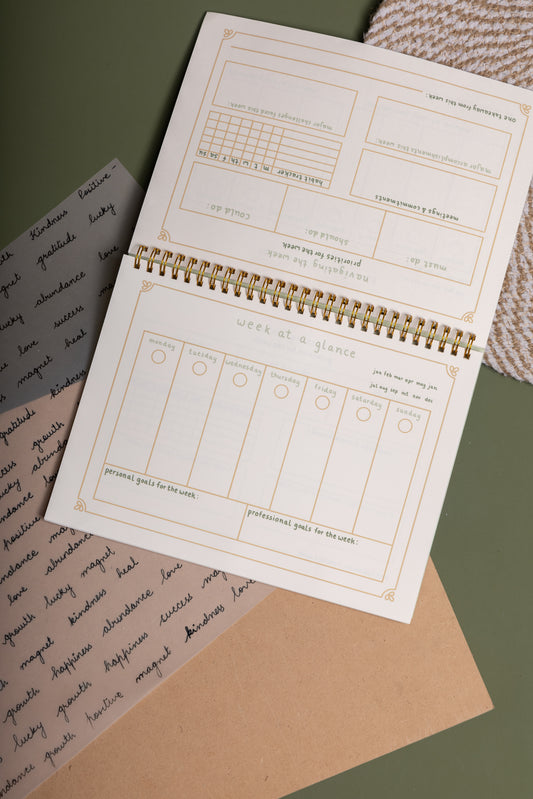 the weekly planner